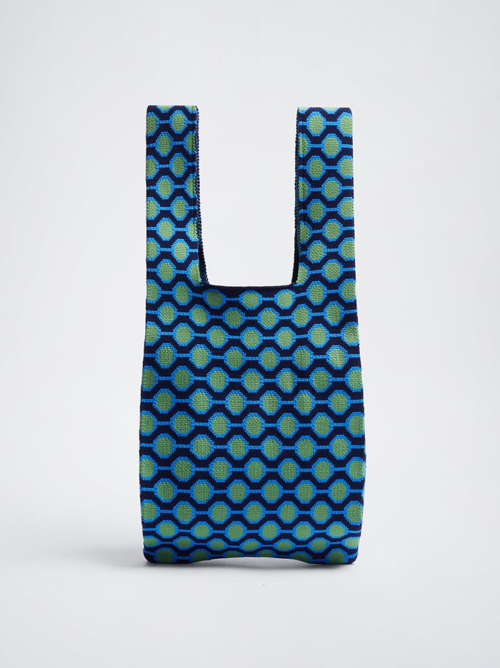 Parfois Jacquard Prenosná Taška Damske Modre | Slovensko-DVRK82640