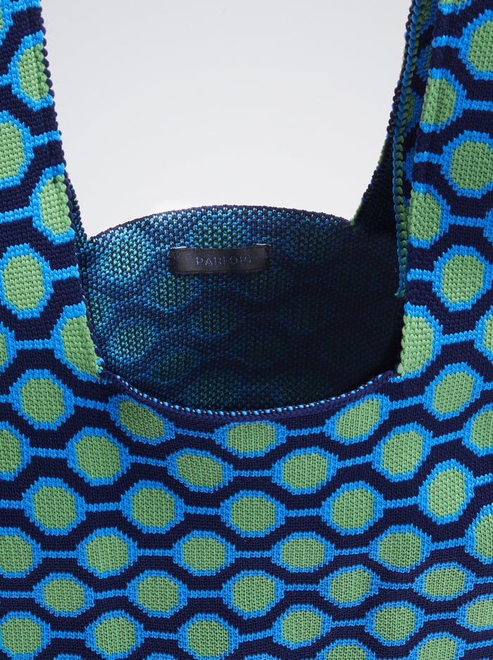 Parfois Jacquard Prenosná Taška Damske Modre | Slovensko-DVRK82640