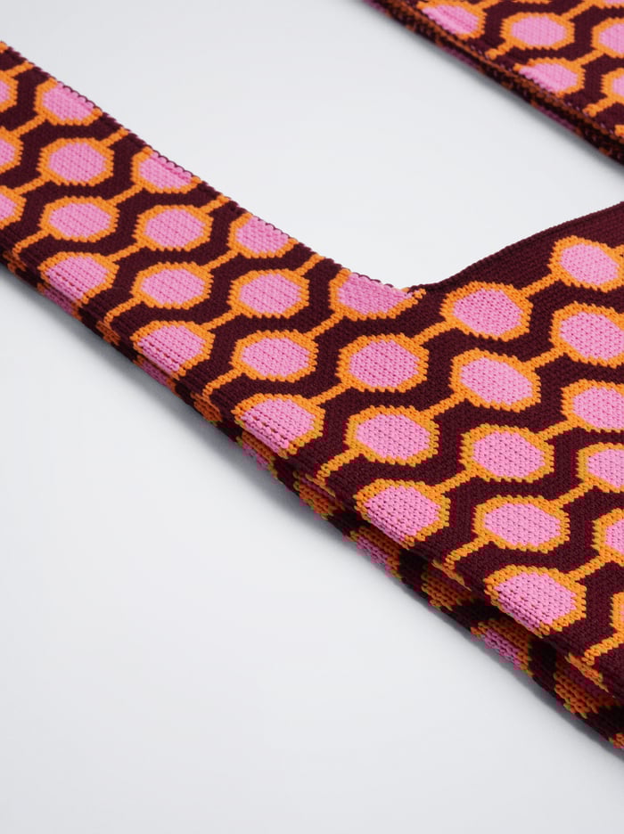 Parfois Jacquard Prenosná Taška Damske Ruzove | Slovensko-PHUA20174
