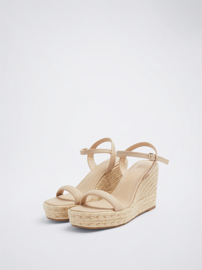 Parfois Jute Wedge Sandále Damske Béžové | Slovensko-ZFXM13869