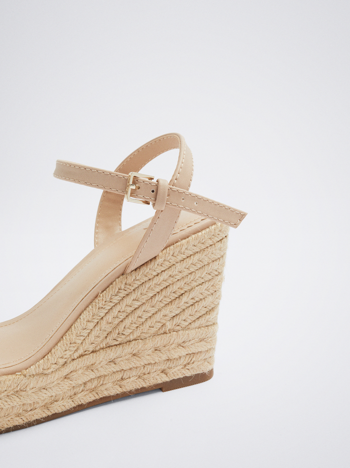 Parfois Jute Wedge Sandále Damske Béžové | Slovensko-ZFXM13869