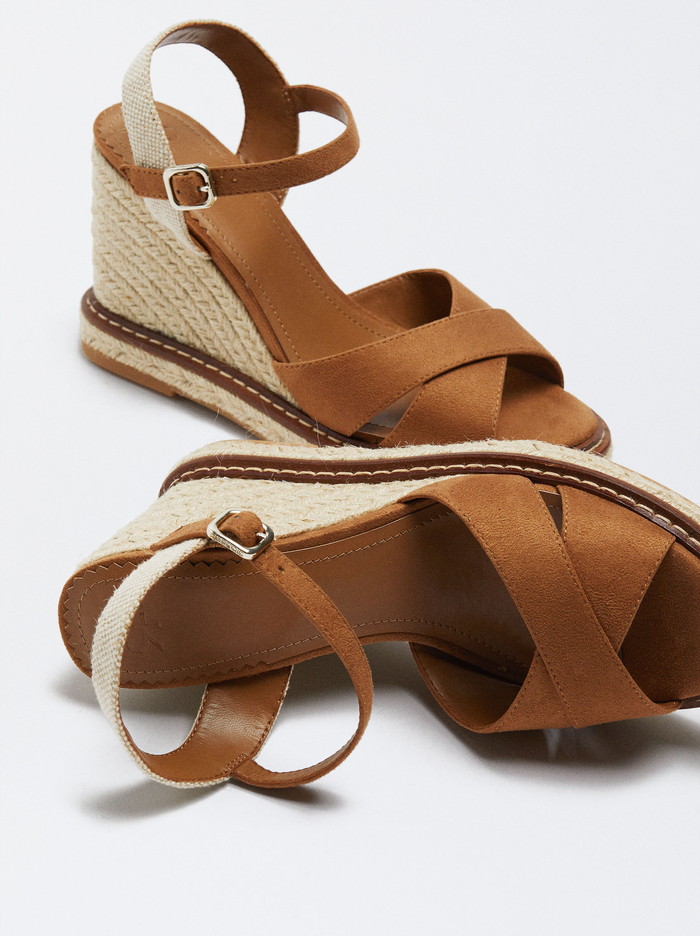 Parfois Jute Wedge Sandále Damske Hnede | Slovensko-HMSV08765