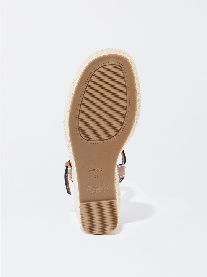 Parfois Jute Wedge Sandále Damske Hnede | Slovensko-LAOQ75149