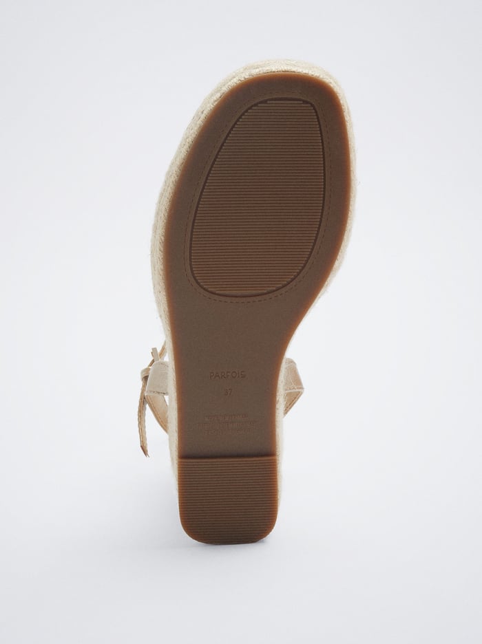 Parfois Jute Wedge Sandále Damske Zlate | Slovensko-JXZK87302