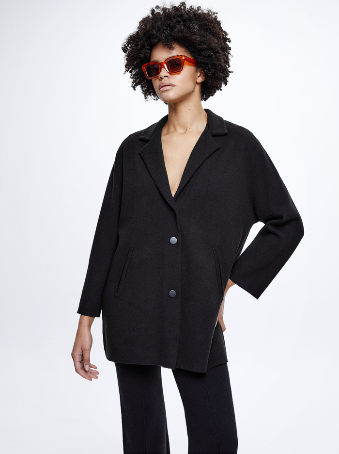 Parfois Knit Blejzre Damske Čierne | Slovensko-RIMV47183