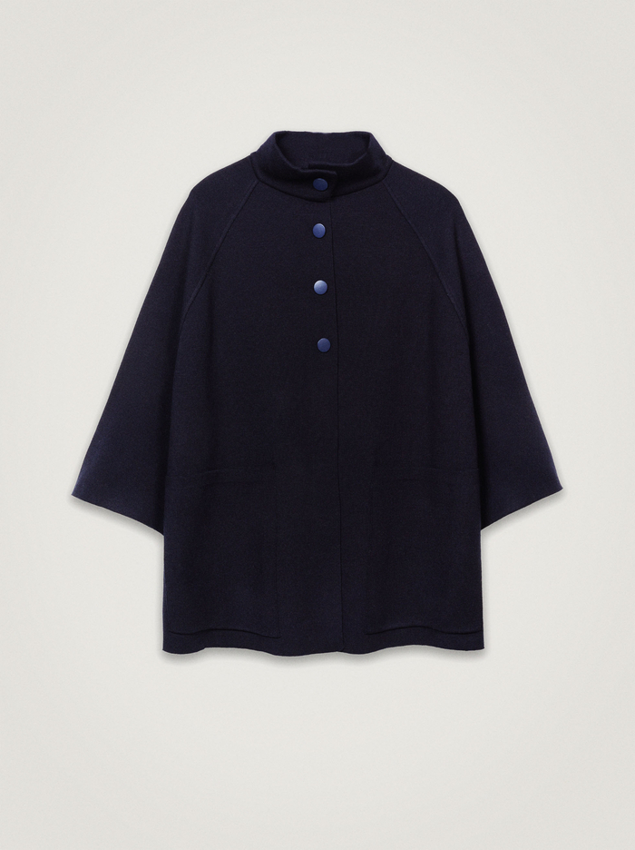 Parfois Knit With High Neck Pončá Damske Modre | Slovensko-YNLR62139