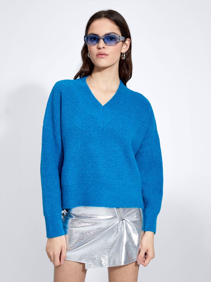 Parfois Knit With Vlna Sweater Damske Modre | Slovensko-VWQH91703