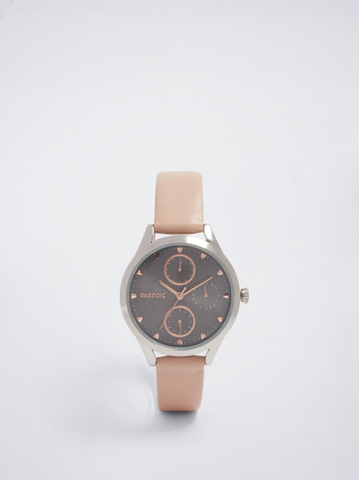 Parfois Kozene Effect Wristband Hodinky Damske Béžové | Slovensko-BRHE14872