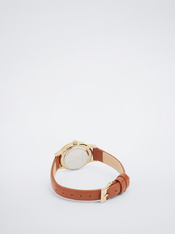 Parfois Kozene Effect Wristband Hodinky Damske Hnede | Slovensko-LMHE89761