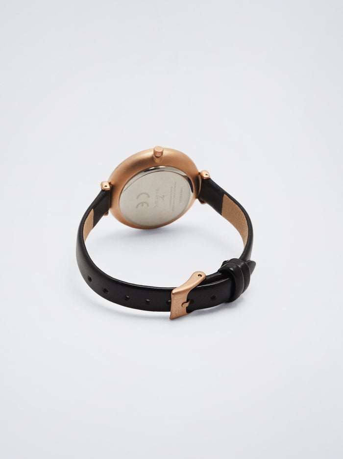 Parfois Kozene Effect Wristband Hodinky Damske Čierne | Slovensko-PJHO93652