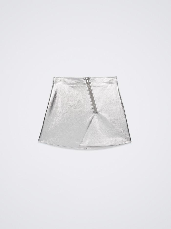Parfois Kratke Metallic Sukne Damske Strieborne | Slovensko-GZHO51783