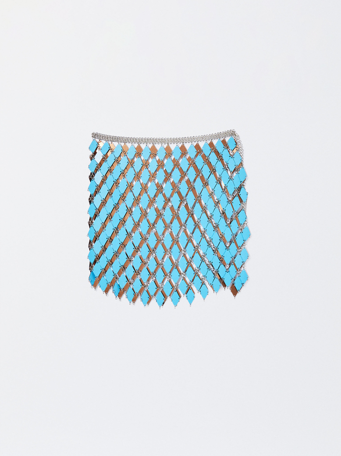 Parfois Kratke Reversible Sequin Sukne Damske Hnede | Slovensko-DKTQ76954