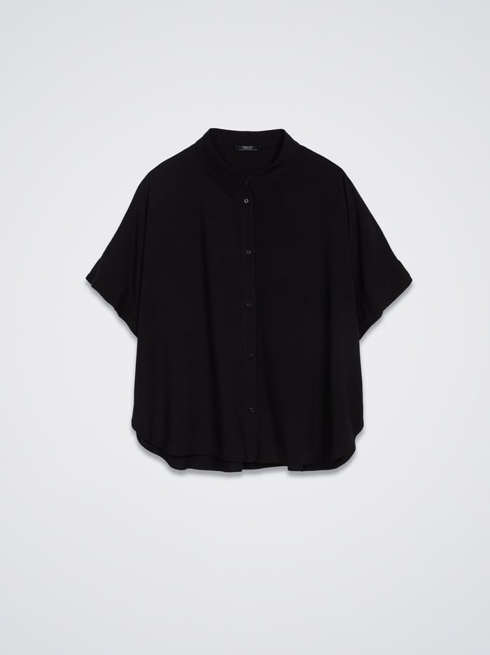Parfois Kratke-Sleeved With Buttons Kosele Damske Čierne | Slovensko-JZAY59064