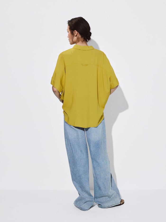 Parfois Kratke-Sleeved With Buttons Kosele Damske Hnede | Slovensko-RXDK92716