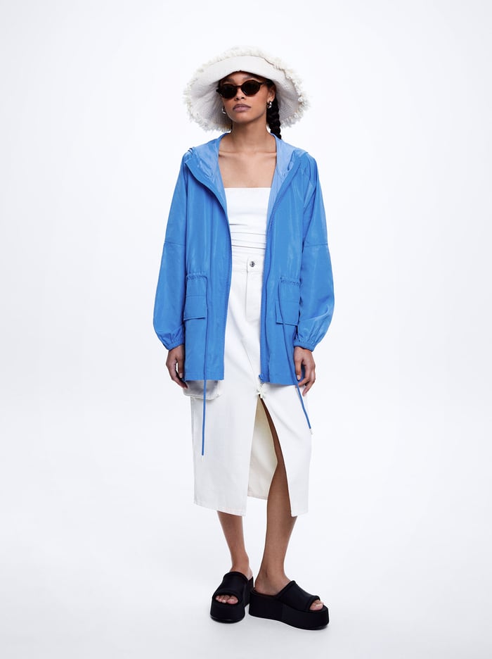 Parfois LightWith Hood Bundy Damske Modre | Slovensko-ZOAP50964