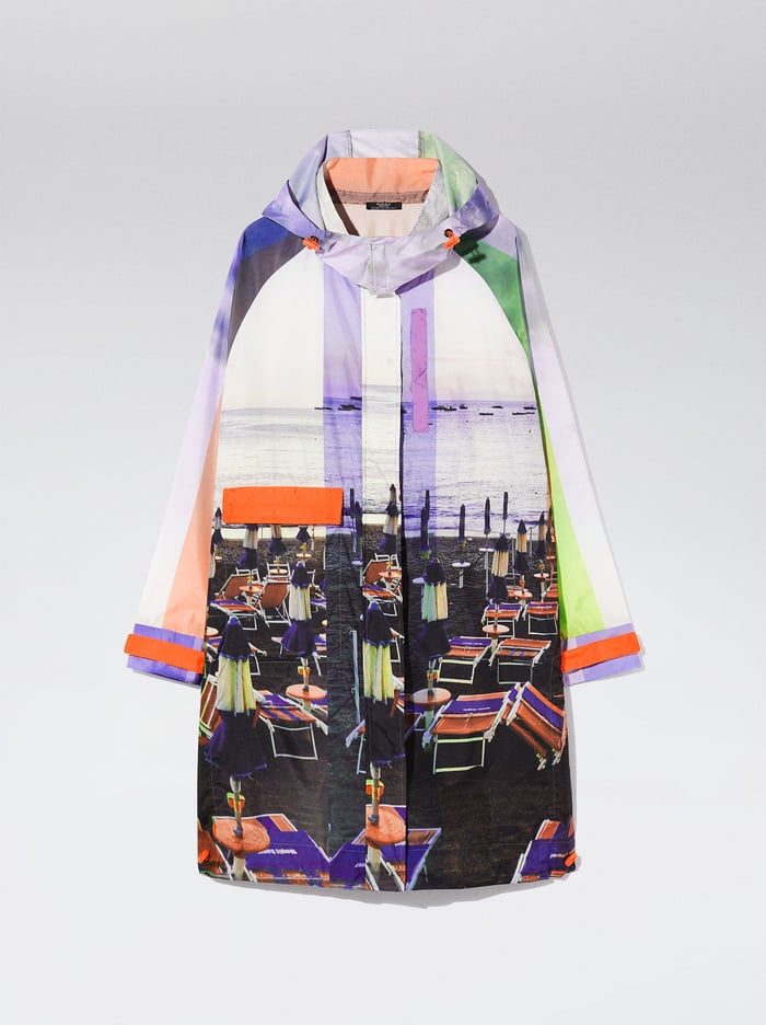 Parfois Light Printed With Hood Parka Damske Viacfarebný | Slovensko-FUWZ02743