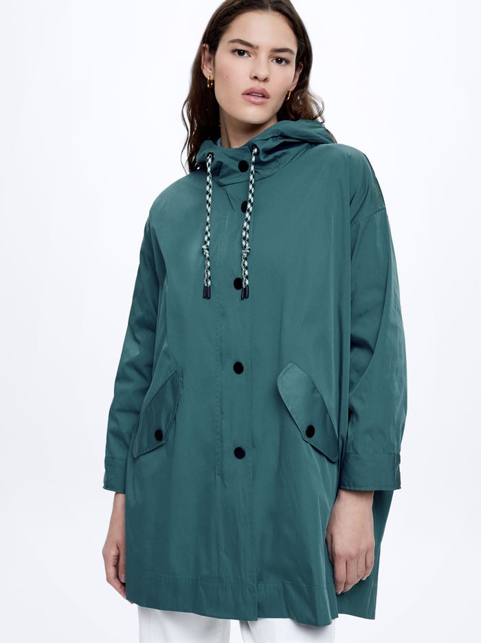 Parfois Light With Hood Parka Damske Modre | Slovensko-FMRT28793