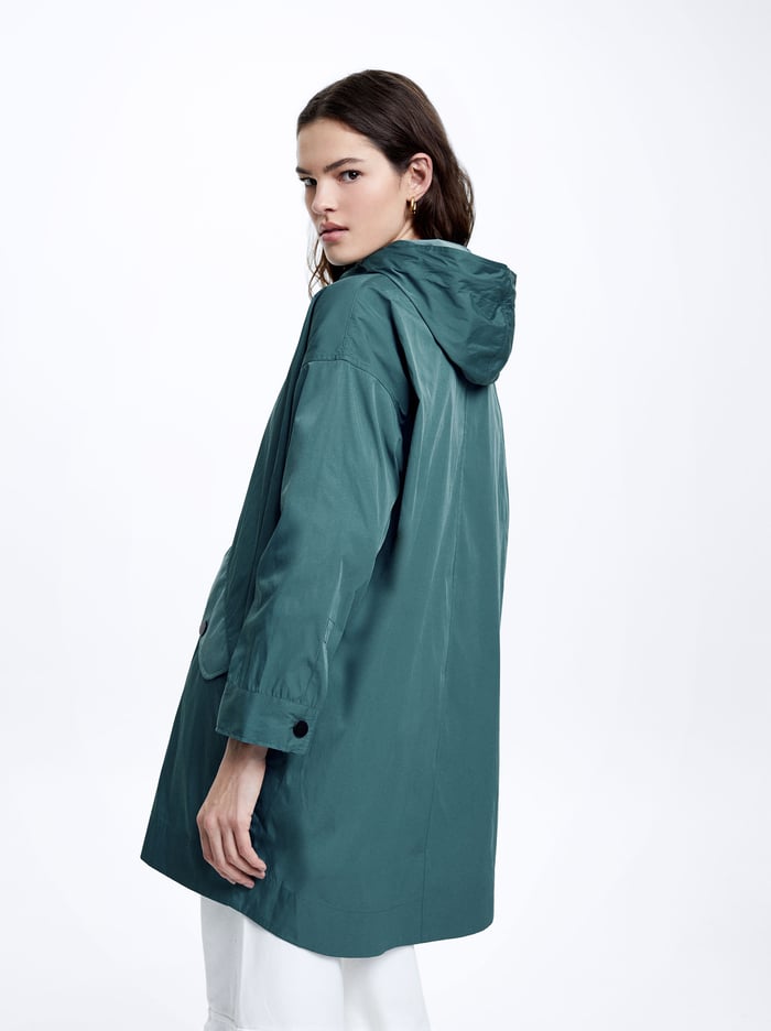 Parfois Light With Hood Parka Damske Modre | Slovensko-FMRT28793