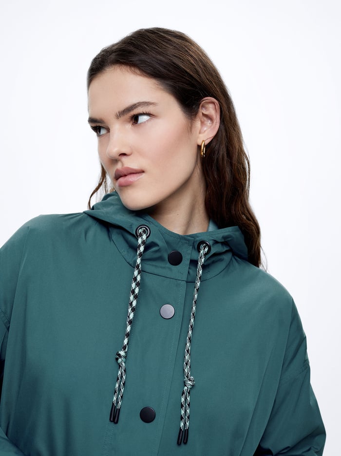 Parfois Light With Hood Parka Damske Modre | Slovensko-FMRT28793