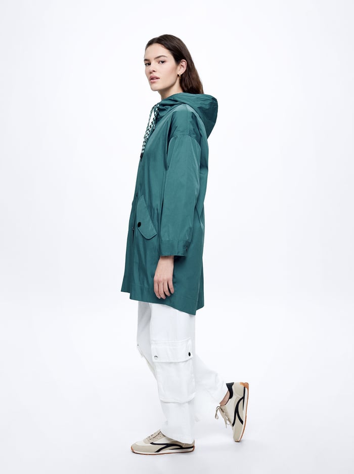 Parfois Light With Hood Parka Damske Modre | Slovensko-FMRT28793