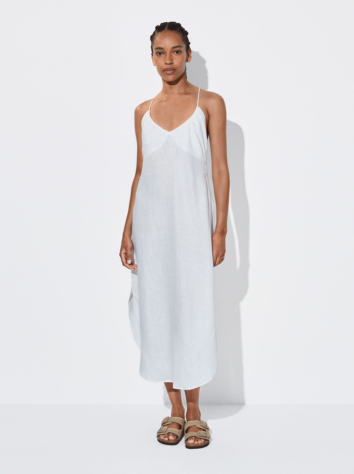 Parfois Linen Saty Damske Biele | Slovensko-PLCU05387
