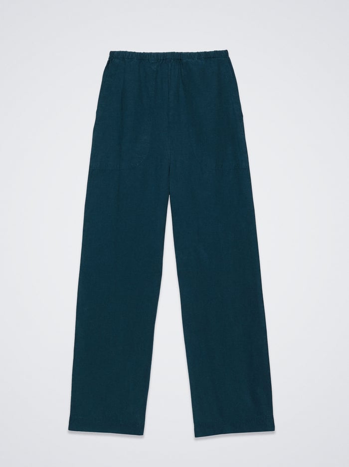 Parfois Linen Siroke Topanky Leg Nohavice Damske Zelene | Slovensko-VGLH31847