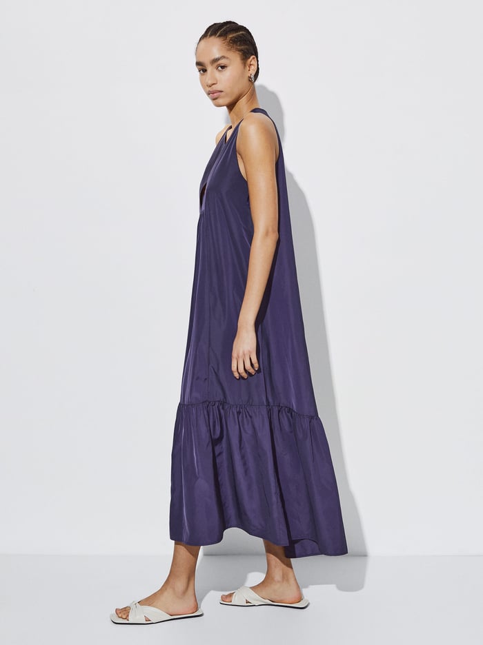 Parfois Long Nylon With Frilled Hem Saty Damske Námornícka Modrá | Slovensko-TFGH36901