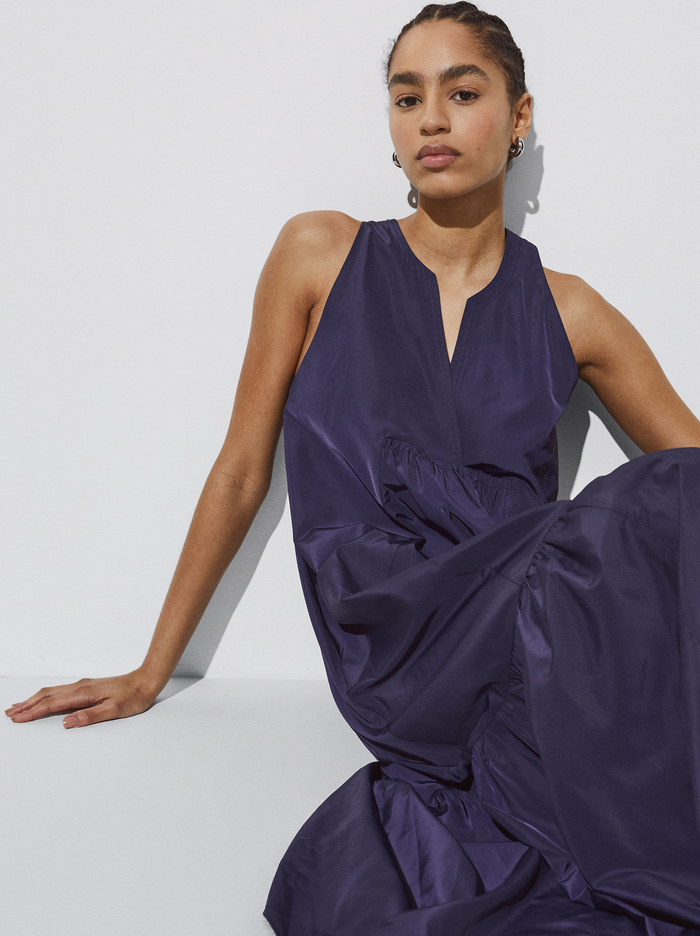 Parfois Long Nylon With Frilled Hem Saty Damske Námornícka Modrá | Slovensko-TFGH36901