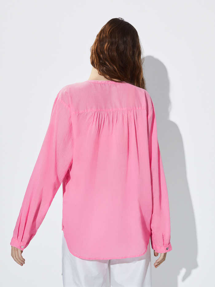 Parfois Long-Sleeved Bavlnene Kosele Damske Ruzove | Slovensko-TZXE59463