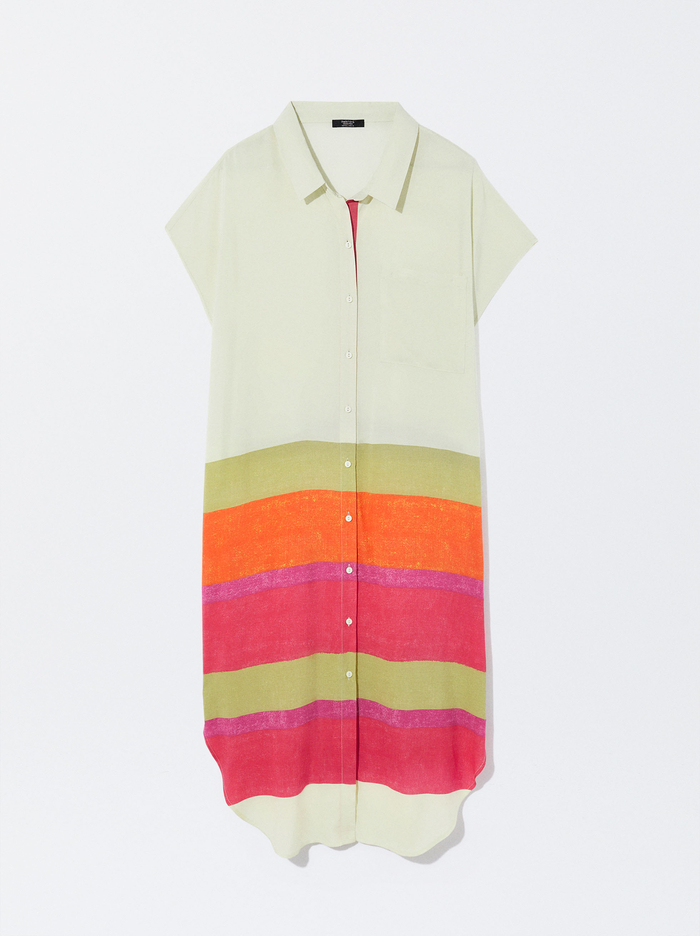 Parfois Long With Buttons Saty Damske Viacfarebný | Slovensko-YEAF70514