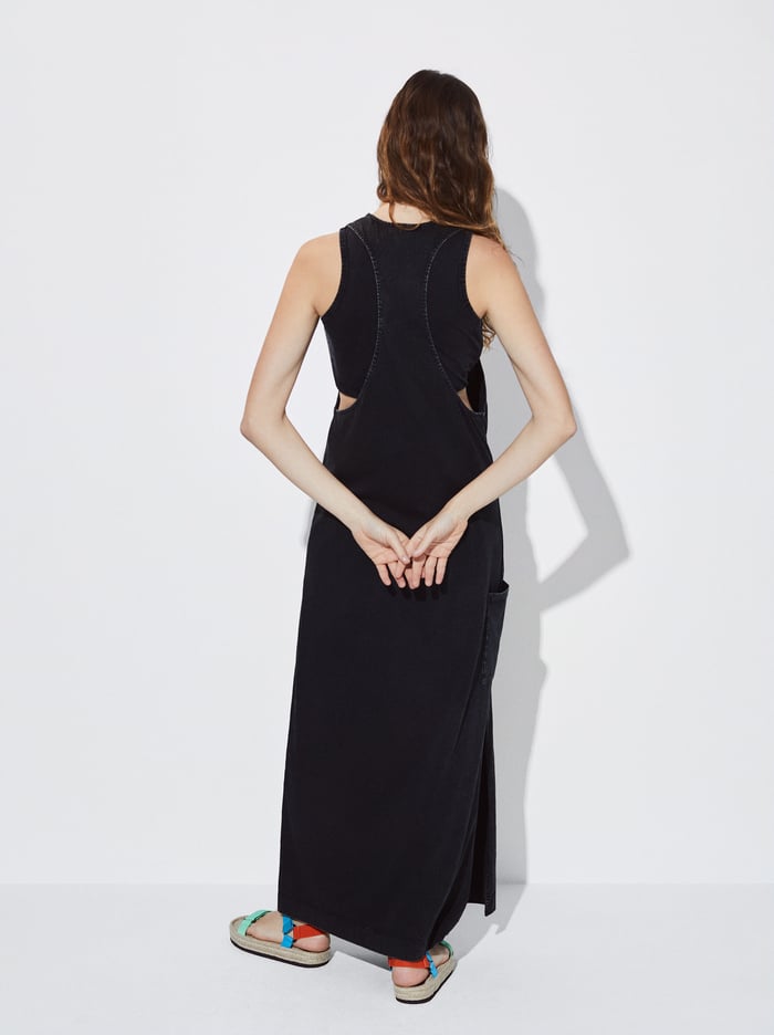 Parfois Long With Pocket Saty Damske Čierne | Slovensko-PQBM42380