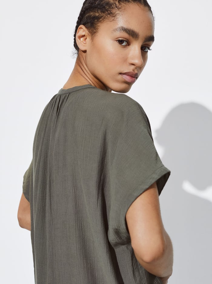 Parfois Loose-Fitting Shirt Saty Damske Hnedožltý | Slovensko-ZUWH03126