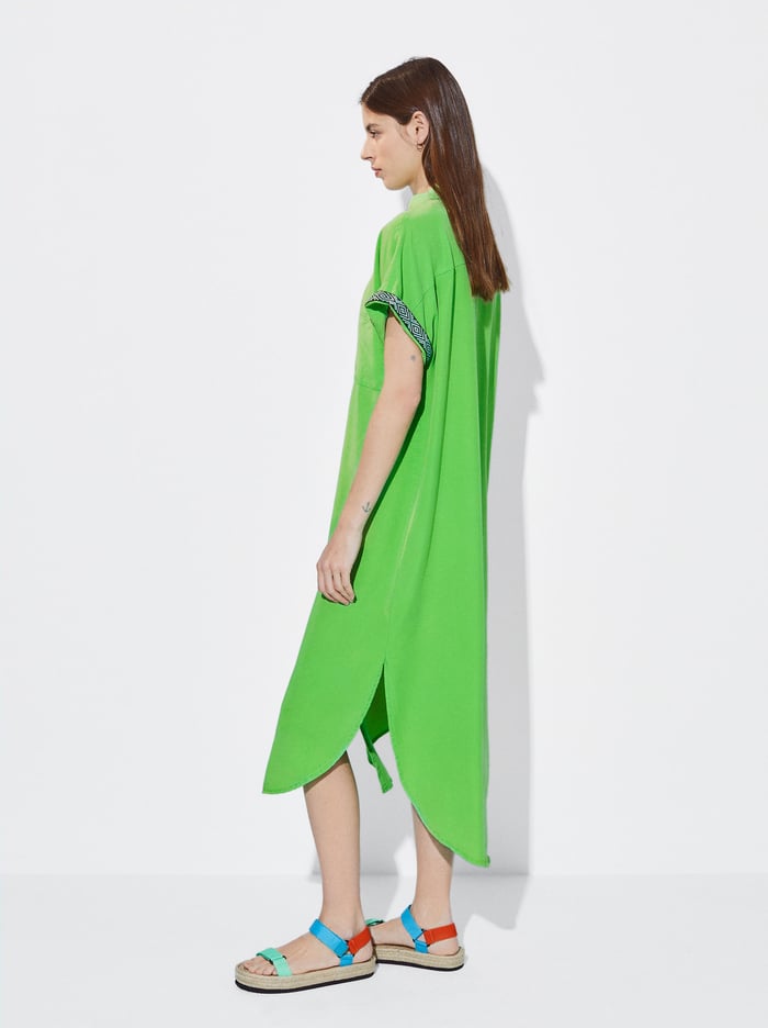 Parfois Lyocell Shirt Saty Damske Zelene | Slovensko-ZTNA90382
