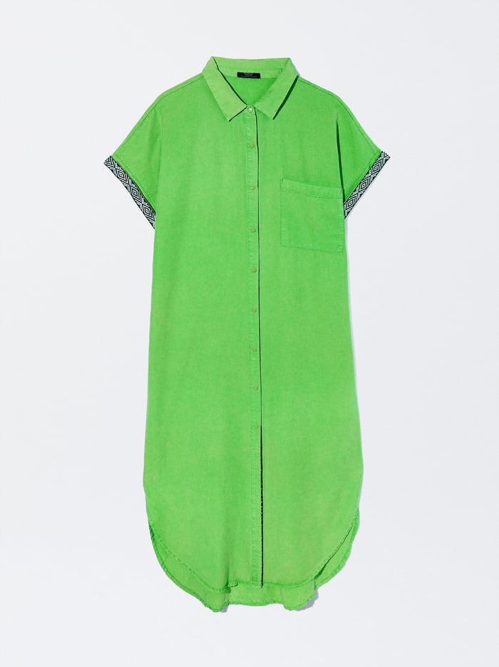 Parfois Lyocell Shirt Saty Damske Zelene | Slovensko-ZTNA90382