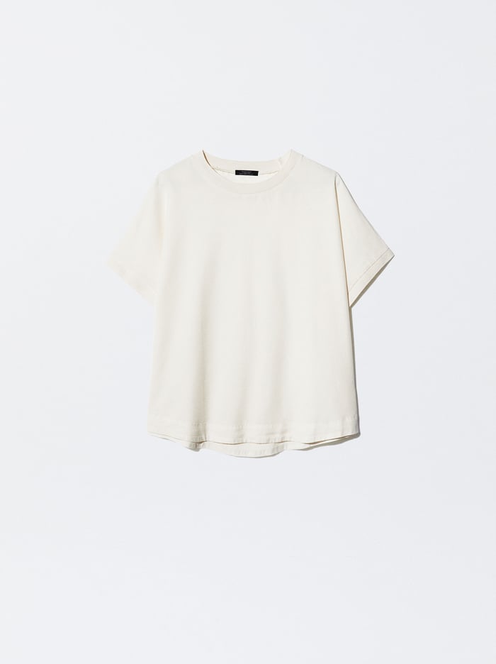 Parfois Lyocell T-Shirts Damske Biele | Slovensko-UKHF74091