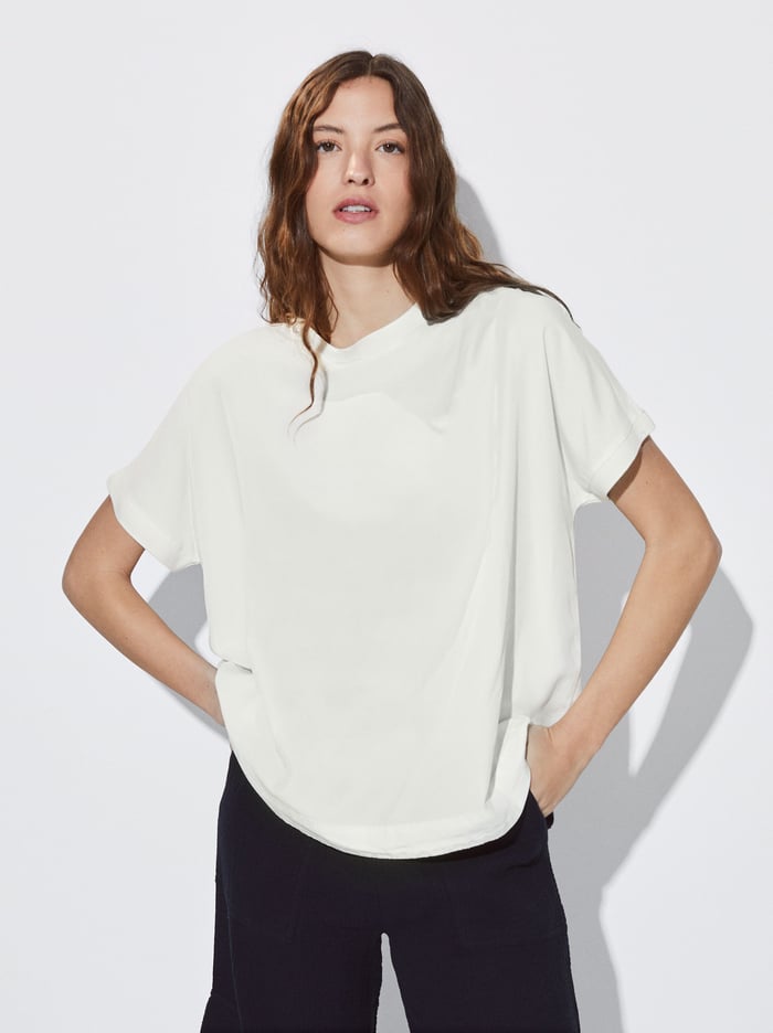 Parfois Lyocell T-Shirts Damske Biele | Slovensko-UKHF74091