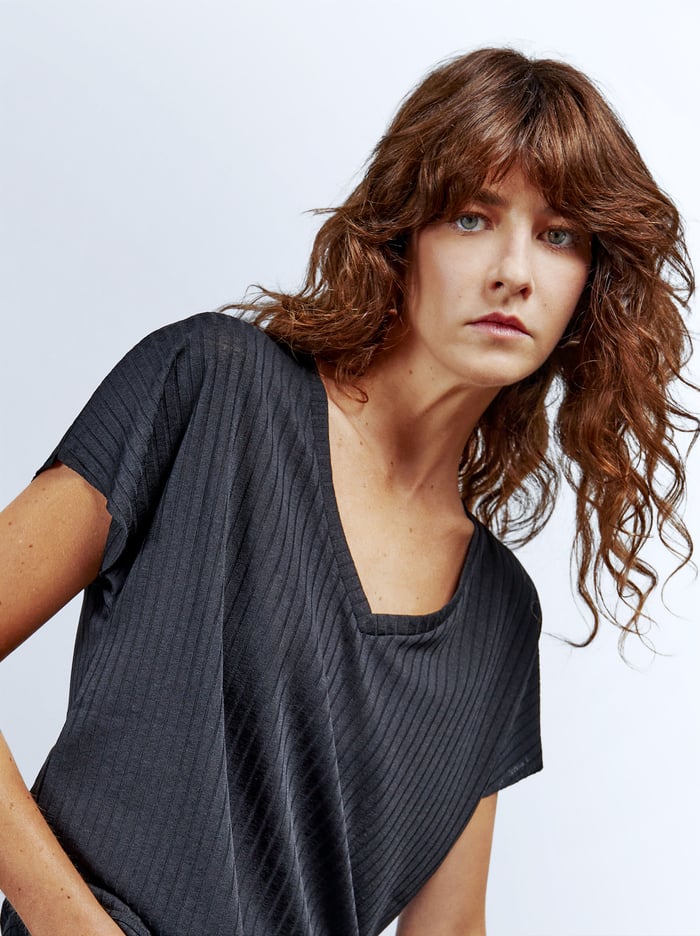 Parfois Made From Recycled Materials T-Shirts Damske Čierne | Slovensko-ZTOG87103