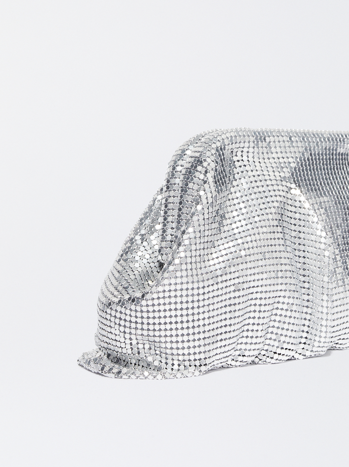 Parfois Mesh Fabric Kabelky Damske Strieborne | Slovensko-IUKR96207