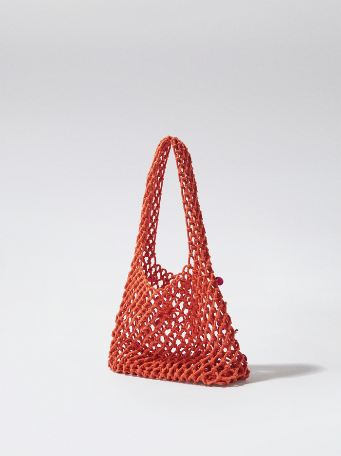 Parfois Mesh With Shells And Strass Kabelky Damske Oranžové | Slovensko-BKMX69851