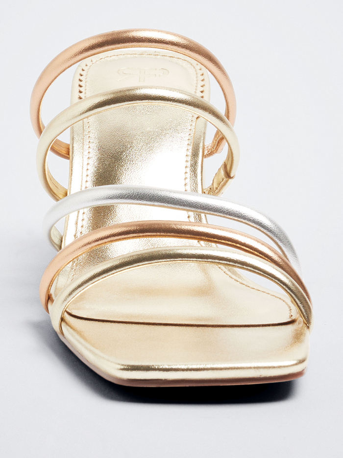 Parfois Metallic Remienkové High-Heel Sandále Damske Viacfarebný | Slovensko-KHFU19576