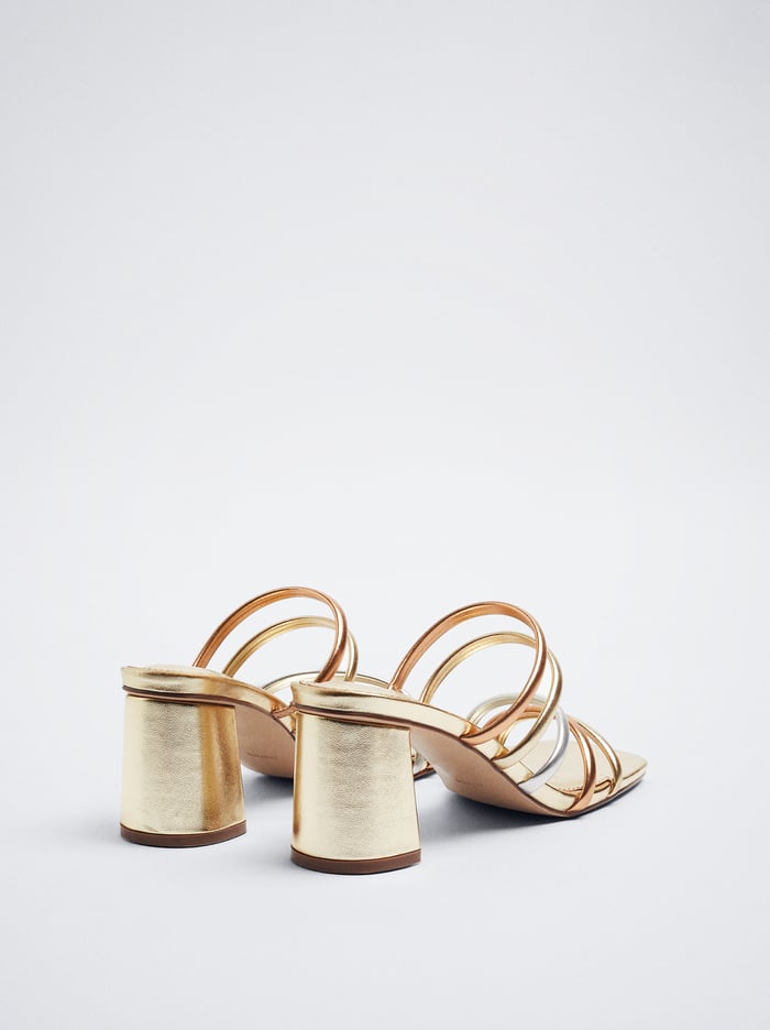 Parfois Metallic Remienkové High-Heel Sandále Damske Viacfarebný | Slovensko-KHFU19576