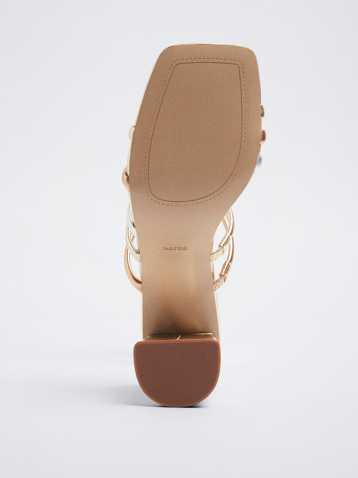 Parfois Metallic Remienkové High-Heel Sandále Damske Viacfarebný | Slovensko-KHFU19576