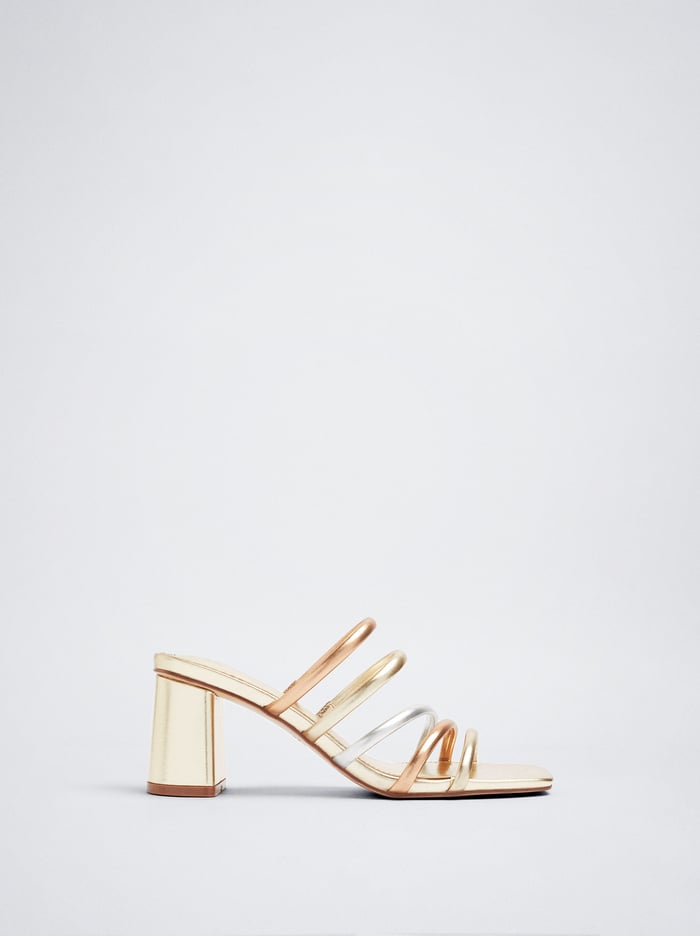 Parfois Metallic Remienkové High-Heel Sandále Damske Viacfarebný | Slovensko-KHFU19576