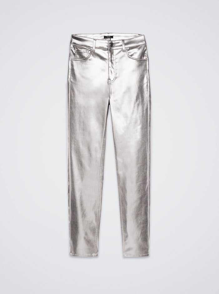 Parfois Metallic Vychudnutý Nohavice Damske Strieborne | Slovensko-ALNK47635