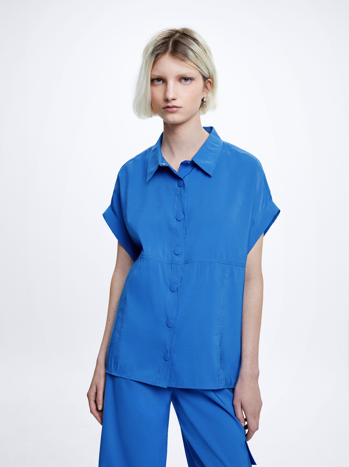 Parfois Modal Kratke-Sleeved Kosele Damske Modre | Slovensko-IWDX82310
