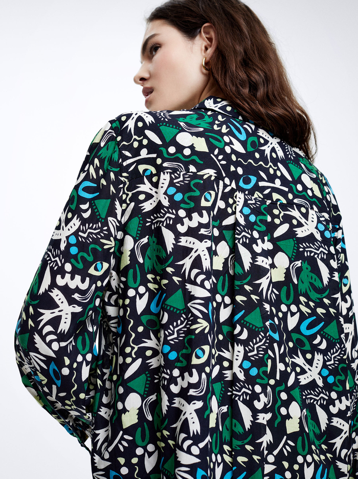 Parfois Modal Printed Kosele Damske Modre | Slovensko-GJCQ16849