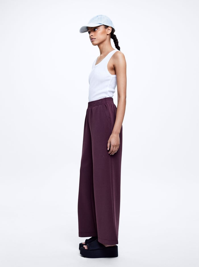 Parfois Modal With Elastic Waistband Nohavice Damske Bordove | Slovensko-NUTP68479
