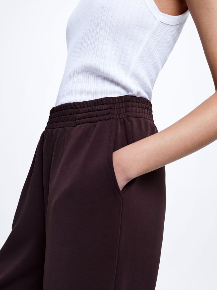 Parfois Modal With Elastic Waistband Nohavice Damske Bordove | Slovensko-NUTP68479