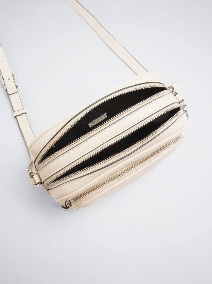 Parfois Multi-Pocket Crossbody Kabelka Damske Biele | Slovensko-IXLU72638
