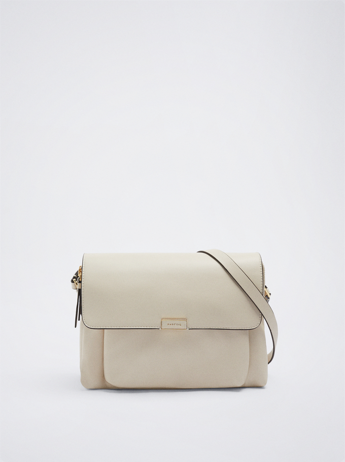 Parfois Multi-Pocket Crossbody Kabelka Damske Biele | Slovensko-TVLQ07436